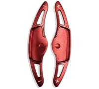 DEMULAX Para Kia Mq4 Sportage Nq5 cubierta de palanca de cambios de coche paletas de cambio extensión del volante Sticke Hoja de paleta de transmisión del vehículo(Rot)