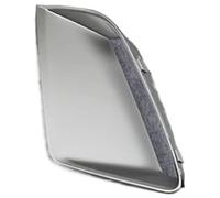 DEMULAX Para Rs7 2009-2018 luz antiniebla del parachoques delantero lámpara embellecedora cubierta accesorios de tira Rejilla antiniebla coche (Left)
