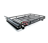 DEMULAX Portaequipajes de Techo de Metal for Coche RC 1/10 Trx4, for RC4WD, Cherokee Wrangler, for Axial, Scx10 Portaequipajes para Coches de Juguete(B)