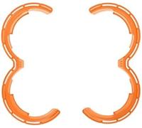 DEMULAX Protector de hélice for 2 hélices, anticolisión, Anillo de Parachoques, Funda Protectora de TPU, Compatible con dji, 2 Accesorios for Drones (Negro) Protector de hélice para Drones(Orange)