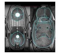 DEMULAX Protector de Revestimiento de Carga for baúl Trasero de Motocicleta, for Asiento, for Almohadilla de Cubo XMAX300 Xmax 300 Tech MAX 2023 Accesorios Revestimiento de Maletero(Black 2023)