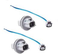 DEMULAX Reemplazo del adaptador de cableado del portalámparas de la luz de giro for Toyota, Highlander, Prius y Tacoma (2 pares, 9007560028) Soporte de luz trasera