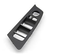 DEMULAX Reemplazo del embellecedor del Panel de la Cubierta del Interruptor de elevación de la Ventana de la Puerta Interior del Coche LHD, for Manija de puerta interior del vehículo(Black Front Left)