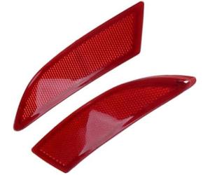 DEMULAX Reflector de Parachoques Trasero, 1 par, luz de posición Reflectante, Ford, for Focus, 2012-2015, Rojo BM51515COAE BM51515BOAE Reflector Trasero para automóvil