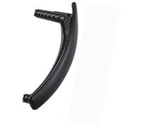 DEMULAX RHD Car Left Right Fibra de Carbono Interior Puerta Apoyabrazos Manija Panel Interior Pull Trim Cover, for, E70 E71 E72 X5 X6 2007-2013 Manijas Interiores de Puertas de Coche(Black CF-Left)