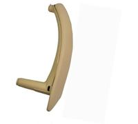 DEMULAX RHD Car Left Right Fibra de Carbono Interior Puerta Apoyabrazos Manija Panel Interior Pull Trim Cover, for, E70 E71 E72 X5 X6 2007-2013 Manijas Interiores de Puertas de Coche(Beige-Right)