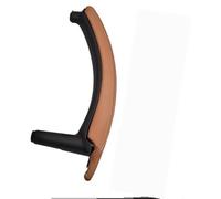 DEMULAX RHD Car Left Right Fibra de Carbono Interior Puerta Apoyabrazos Manija Panel Interior Pull Trim Cover, for, E70 E71 E72 X5 X6 2007-2013 Manijas Interiores de Puertas de Coche(Brown-Left)