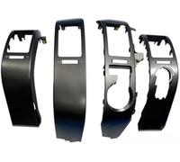 DEMULAX Salida de aire del coche para TOYOTA para Prius 2004-2009 Rhd tablero ventilación molduras de Marcos acondicionador Panel cubierta fresca Clip de ventilación de aire del coche(BLACK ABCD)