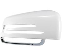 DEMULAX Tapa de repuesto for espejo retrovisor derecho de coche, color blanco, for Mercedes Benz Clase A W176 Clase B Clase C, protectores de espejo, molduras exteriores Reemplazo de la carcasa del es