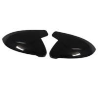 DEMULAX Tapa del retrovisor lateral, para VW, para Golf, para GTI 7 y 7.5, 2014-2018. Tapas protectoras para retrovisores. Estuche. Accesorios para el coche. Cubierta del espejo (Bright Black)