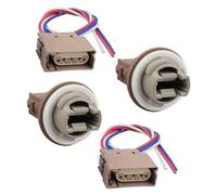 DEMULAX Toma de luz de giro y conector for Ford, Lincoln y Mercury (2003-2019), 2 piezas. Toma de luz trasera y arnés de cableado. Soporte de luz trasera