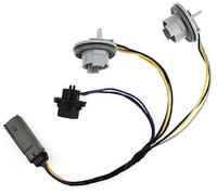DEMULAX Toma de luz trasera y arnés de cableado, JL3Z-13412-A, for Ford, camioneta, F-150, 2018, 2019, 2020, sin bombilla Soporte de luz trasera