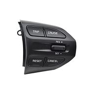 DEMULAX Voluntario Remoto Bluetooth Cruise Control Volumen Botón multifunción Ajuste para KIA K2 Rio 4 X Line 2017 2018 2019 2020 Interruptor del Volante(Model A)