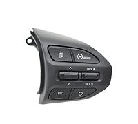 DEMULAX Voluntario Remoto Bluetooth Cruise Control Volumen Botón multifunción Ajuste para KIA K2 Rio 4 X Line 2017 2018 2019 2020 Interruptor del Volante(Model B)