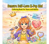 Demure Self-Love K-Pop Idol Colloring Book for Teens and Adults (K-Pop Kawaii Coloring Collection)