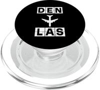 DEN a Las Ruta de avión Código de Aeropuerto Denver Las Vegas PopSockets PopGrip para MagSafe