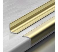 den AluminumTrim 100 cm - 3 piezas de ángulo baguette para protección de pared, alta resistencia a los golpes, diseño Ele, 12 mm de grosor, perfecto para renovación del hogar y Det