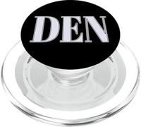 DEN Denver Código de Aeropuerto de Colorado Minimalista PopSockets PopGrip para MagSafe