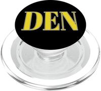 DEN Denver Código de Aeropuerto de Colorado Minimalista PopSockets PopGrip para MagSafe