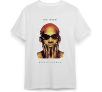 Den%niis Art Rodm@n T Shirt Player 91 Legend Basketball Sports Match tee Black Print Top Trend Vintage Style Music Cotton for Men and Women(Small)