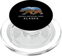 Denali National Park Alaska Bear Scene con alce de montaña PopSockets PopGrip para MagSafe