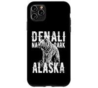 Denali National Park Alaska USA Bear Diseño de Estilo Vintage Carcasa para iPhone 11 Pro MAX