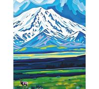 Denali National Park - Composition Notebook- Beautiful Aesthetic Single Subject Notebook for School - 7.5 x 9.25 110 pages