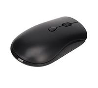 Denash 2.4 Gatte de Silent Silent Siles G Batería Recargable para la Computadora de Escritorio 1600dpi Portable Ergonomic Mouse (Black)