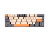 Denash 68 RGB RVB REDSCH Red Mecánico Teclas de Teclado para TI Soporte para Cable Inalámbrico BT3.0 5.0 Cable Tipo C, Batería Duradera, Color