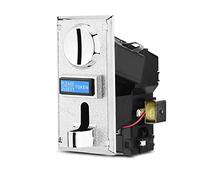 Denash Aceptador de monedas inteligente, selector de monedas enrollables hacia abajo, aceptador de ranuras para monedas de juego para mecanismo de juego, soporte para máquina, 6 tipos de monedas