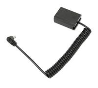 Denash Adaptador de Alimentación de Acoplador CC de Decodificación NPFW50 para A7 A7II, Cable de Batería Ficticia Flexible a Largo Plazo