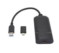 Denash Adaptador de Interfaz Multimedia de USB3.0 en Conflicto, Soporte de 2K para Modos Principales, Extendidos y Espejos para Marketing, Hospitales y Más