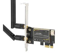 Denash Adaptador Inalámbrico WiFi 6 PC - Ax200 5G WiFi Dual Banda 5.1 - Accesorios de Escritorio de Señal de Señal de Asistencia