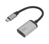 Denash Adaptador USB C a DisplayPort, Adaptador Plug and Play de Aleación de Aluminio 4K 60 Hz USB C a Mini, con Transmisión Estable, para Teléfono Portátil, Tableta, Monitor,
