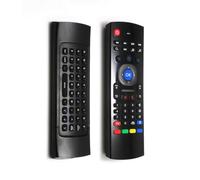Denash Air Mouse, Control Remoto Inalámbrico con Mini Teclado, 2.4G Plug and Play, Control de Movimiento de 6 Ejes, Remoto de Aprendizaje IR de 81 Teclas para Smart TV, St