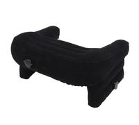 Denash Almohada de Lectura Inflable, Almohada de Escritorio de Altura Ajustable, Escritorio Plegable para Computadora Portátil para Trabajar, Jugar, Escribir, de con Cojín Portátil (Black)