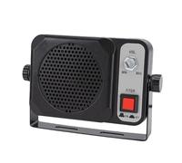 Denash Altavoz Externo Resistente, Amplificador Incorporado y Filtro de Ruido, Enchufe de 3,5 Mm 1,5 W 8 Ω para Radio CB Ham Radio, con Tornillos para una Fácil Instalación