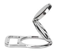 Denash Anillo Al Anillo de la Aleación Galvanizante con un Repollo de Dedo Magnético Plegable para una Pantalla Libre de Manos, Soporte para Teléfono Compacto a Mano (Silver)