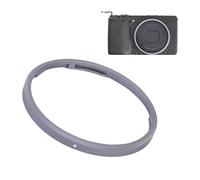 Denash Anillo de Decoración de Lentes de Aleación de Aluminio, Tapa de Anillo Resistente y Ligera para la Cámara GRIII, Fácil Instalación con Ajuste de Reemplazo para GN-1 (Grey)