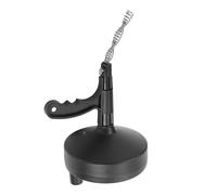 Denash Barrena de Drenaje Manual, Herramienta de Serpiente de Plomería para Removedor de Obstrucciones de Alambre de Acero Flexible de 33 Pies con Agarre Ergonómico, para Limpieza de (10m)