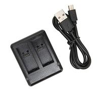 Denash Batería de Cámara Cargador Dual Ranura Doble para AHDBT-501 AHDBT-601-701 -801 Carga USB Conveniente para Viajes de Fotografía Al Aire Libre