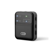 Denash Bluetooth 6.0 2 EN 1 Receptor del Transmisor, Adaptador de Transmisión EN con Batería de 550 MAh y Auxes de 3.5 Mm para Clases de