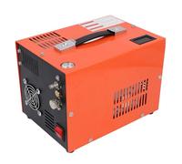 Denash Bomba de Aire de Alta Presión de 30 MPa para Inflar, sin Aceite, sin Circulación de Agua de Refrigeración, con Pantalla de Temperatura, Alimentación CA/CC, Conector Rápido (Enchufe Europeo