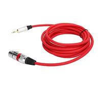 Denash Cable de Adaptador Masculino a XLR de 3.5 Mm para un Conector de Oro Duradero para Cables de Accesorios de Micrófonos para Configuraciones de Profesionales