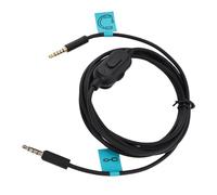 Denash Cable de Auriculares para Juegos, Cable de Compatible de 3,5 Mm con Control de Volumen, de Auriculares de Repuesto para G433 GPRO GPRO X2, Accesorio para Juegos con con
