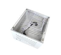 Denash Caja de Computadora F2 ITX, Compatible con Placa Base MATX ITX, GPU de 280 Mm, Ventiladores de 5 X 90 Mm, Radiador de 120, con Fuente de Alimentación ATX SFX, 3 Ranuras PCIe,