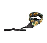 Denash Cámara de Girasol Retro Correa de Hombro de la Longitud Ajustable Fashion Vintage Comunicy Algody Leather para Entusiastas de las Cámaras