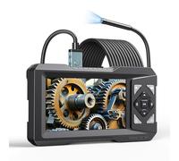 Denash Cámara Endoscópica, Cámara de Inspección de Pantalla 1080P HD de 4,3 Pulgadas con Cable de 5 M, de Inspección de Motor de Automóvil de Pared de Tubería IP67 para Man