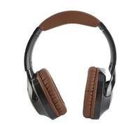 Denash Cancelación de Ruido sobre los Auriculares BT BT, BT 5.3 SONEREO SONERO, Tiempo de Reproducción de 12h, Diadema Ajustable, Conexión Multipunta, Control de Botón, Control (Black)