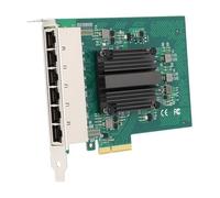 Denash Chip I350 de la Tarjeta Gigabit PCIe de Energía I350 para PC de Server -Desktop, 6 Puertos RJ45 Tarjeta LAN para Usuarios